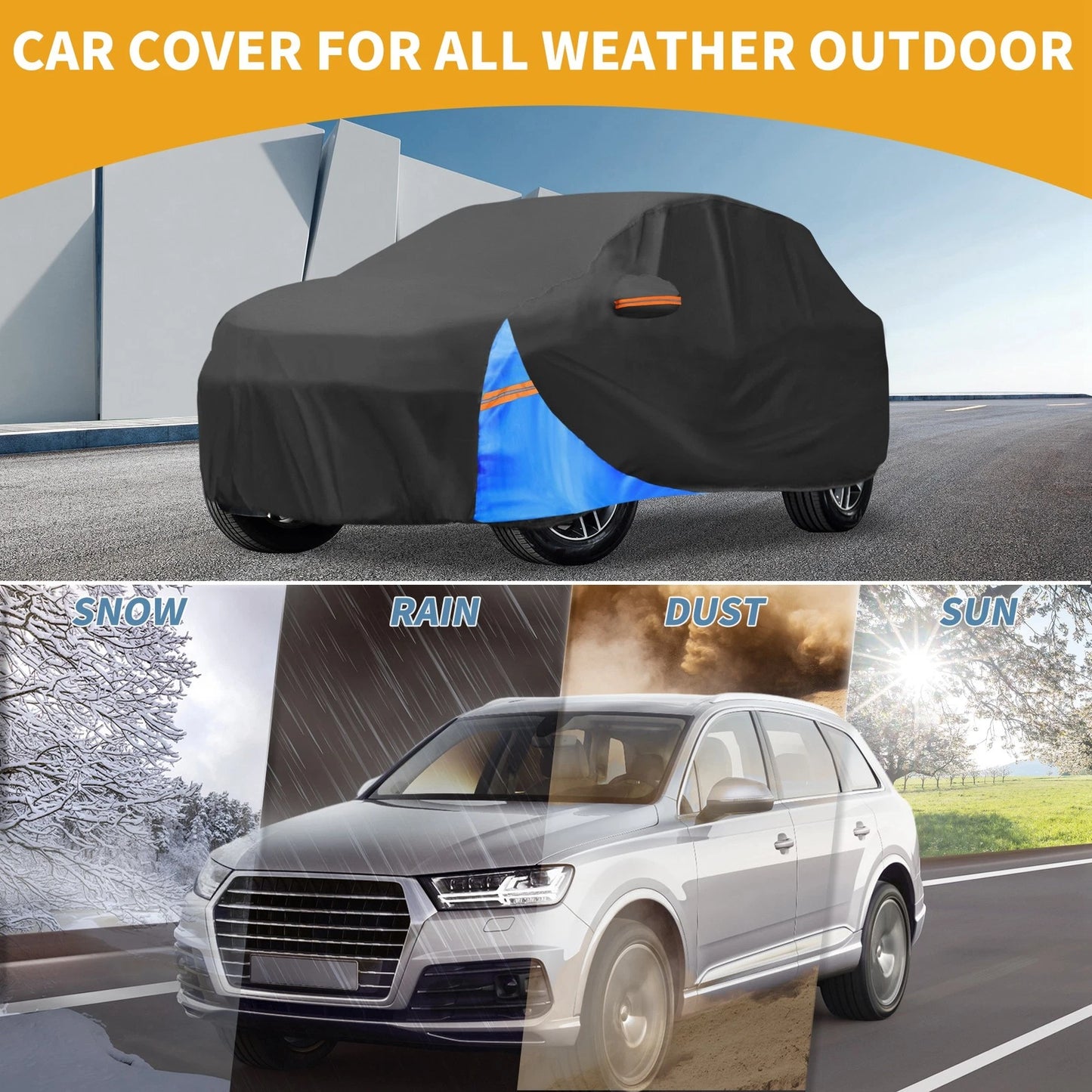 Waterproof All Weather Car Cover for Nissan Qashqai (2014-2023)