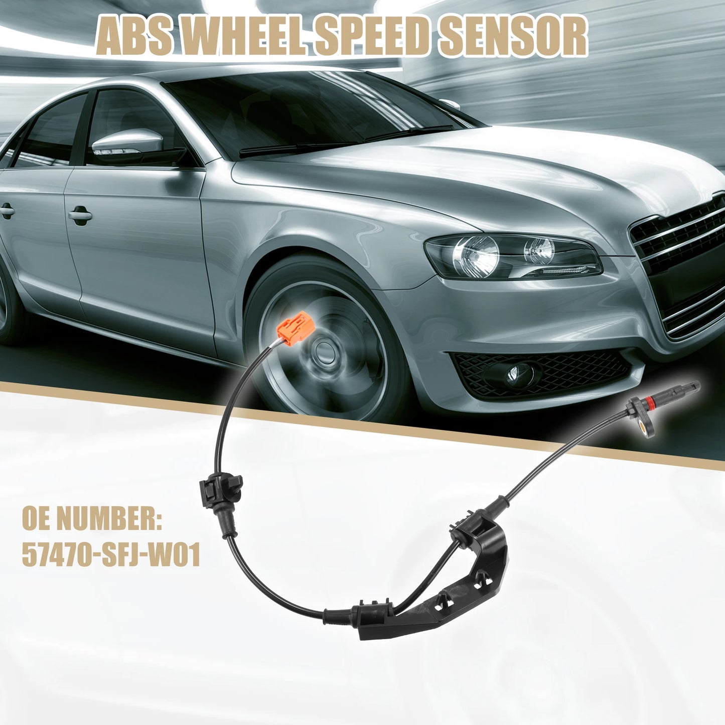 ABS Wheel Speed Sensor Rear Right for Honda Odyssey (2005-2008)