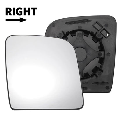 White Right Upper Side Mirror Glass for Ford Transit (Non-heated)