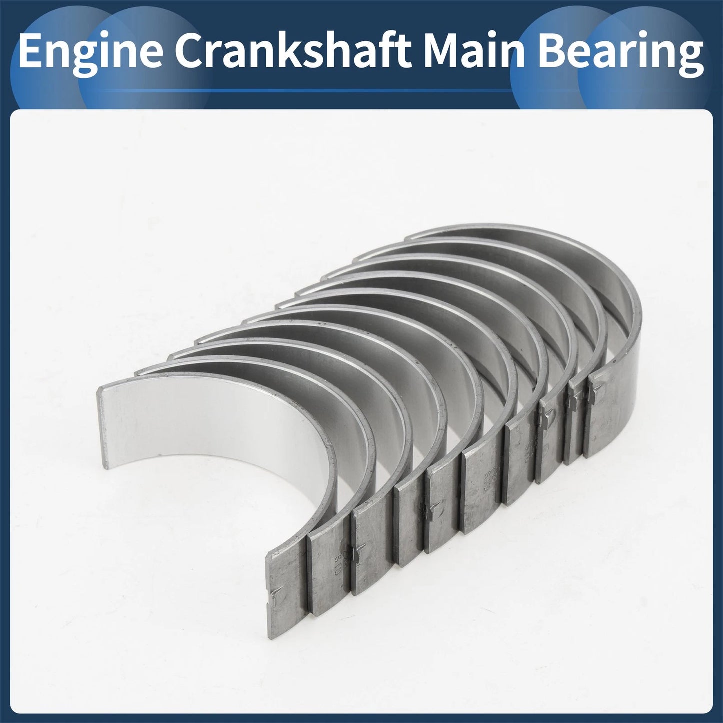 10 Pcs Main Bearing Set for Toyota Cressida (1980-1996)