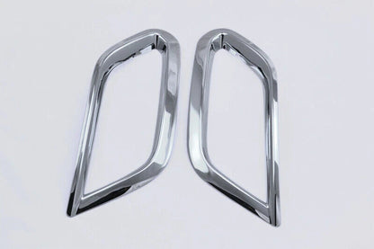 2 x ABS Chrome Front Fog Light Cover Trim Decor for Buick Encore (2013–2016)
