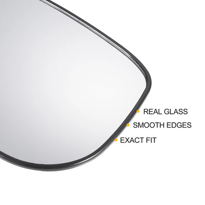 Left Side White Mirror Glass w/ Back Non-heated for Honda Fit Jazz (09-13)
