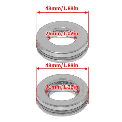 Steering Head Bearing Kit for Yamaha RZ250 SRV250 YX600 YB100 FJ600 RD200 FZR250 (1980-1999)