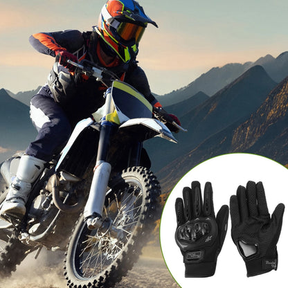 L 1 Pair Motorcycle Gloves Breathable Nylon Outdoor Black for Motorcycle