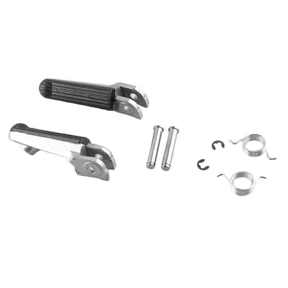 Black Front Rider Footrest Peg Bracket for Honda CBR 250RR (1990-1997)