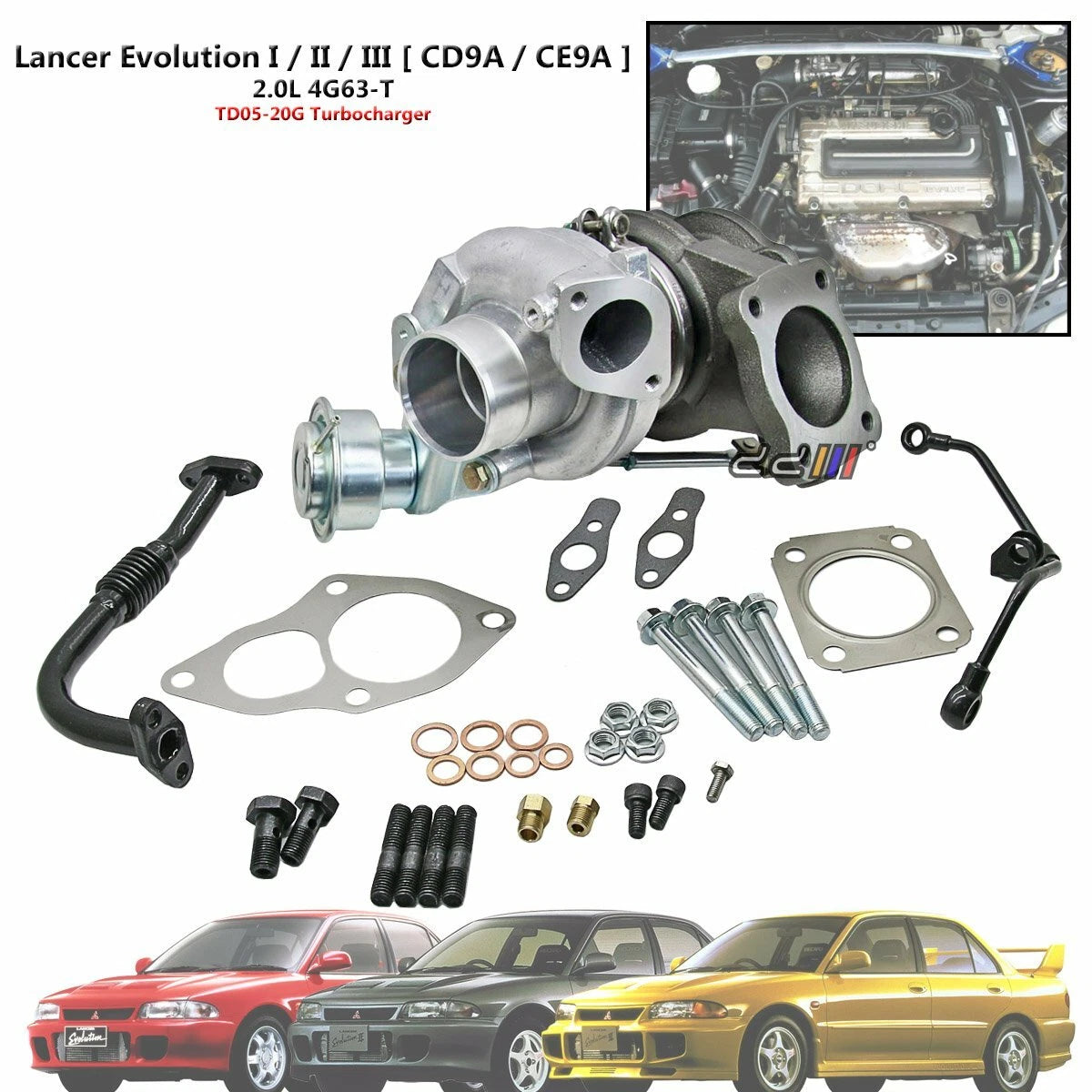 Turbocharger for Mitsubishi Lancer EVO 1-3 (1992-1995)