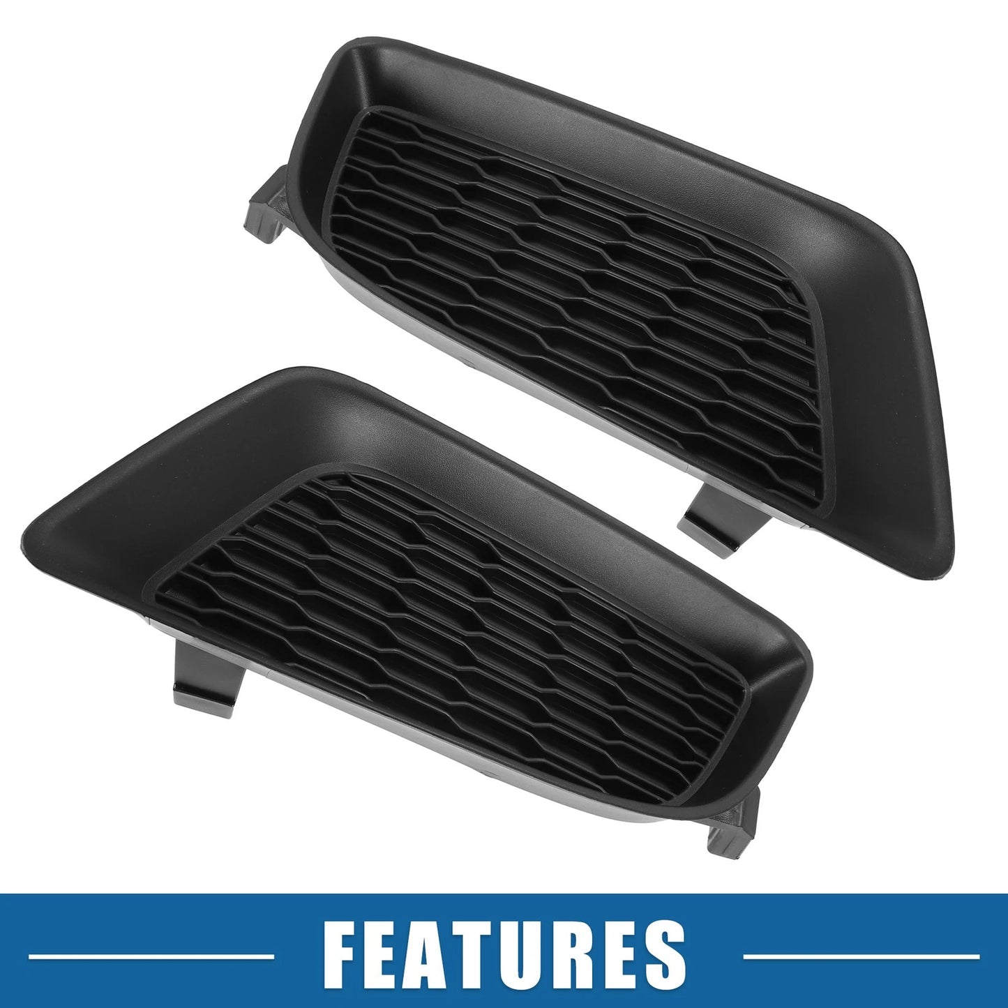 Front Left/Right Fog Light Grille Covers for Dodge Charger (2011 - 2014)