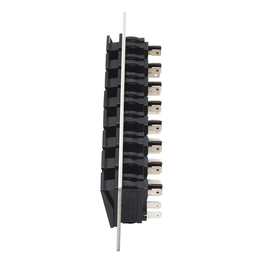 8 Rocker Switch Panel with LED Light for Boat Car