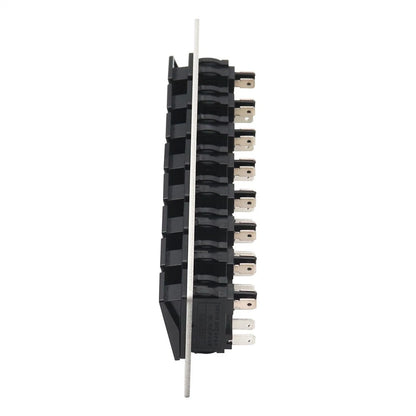 8 Rocker Switch Panel with LED Light for Boat Car
