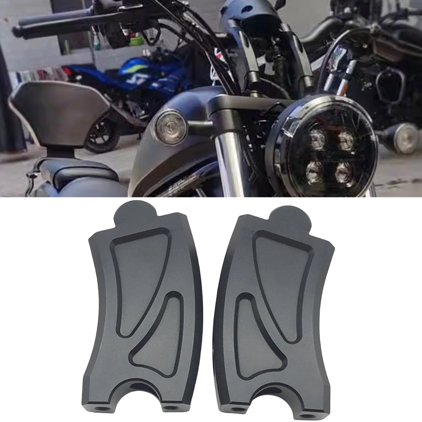 Handlebar Riser Move Back Adapter for Honda Rebel CMX300 CMX500 (2017-2024)