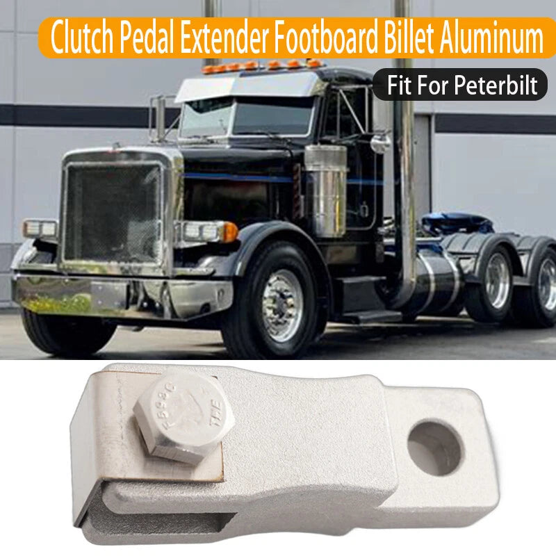 2" Billet Aluminum Clutch Pedal Extender for Peterbilt 379 386 389 378 388