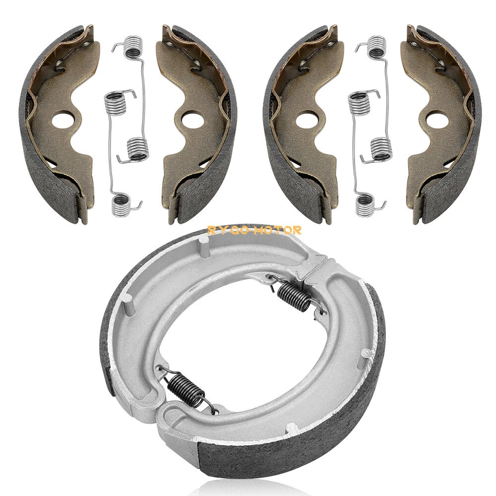 Front & Rear Brake Shoes W/Springs for Honda Fourtrax 300 TRX300 (1988–2000)
