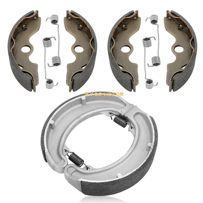 Front & Rear Brake Shoes W/Springs for Honda Fourtrax 300 TRX300 (1988–2000)