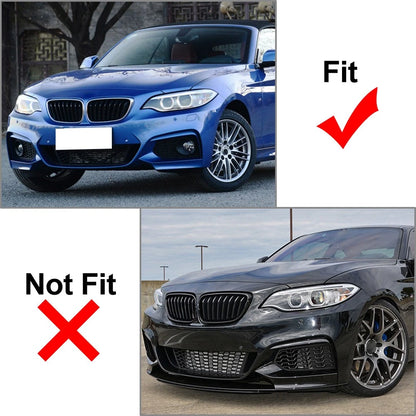 Closed Mesh Front Bumper Fog Light Grille Right for BMW 2 Series F22 F23 (2014-2021)