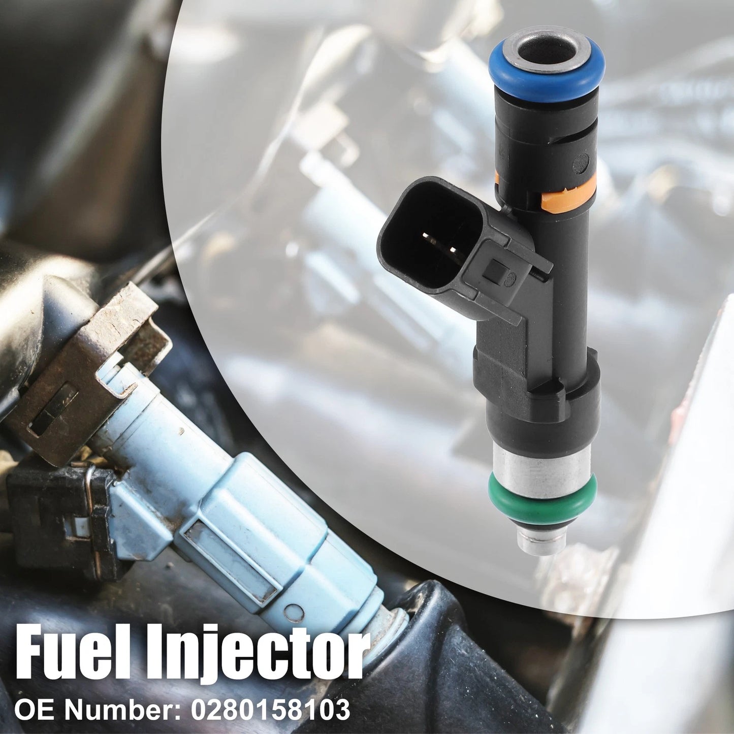Fuel Injector for Mazda 3 2.0L, Mazda 5 2.3L (2006-2013, 2008-2010)