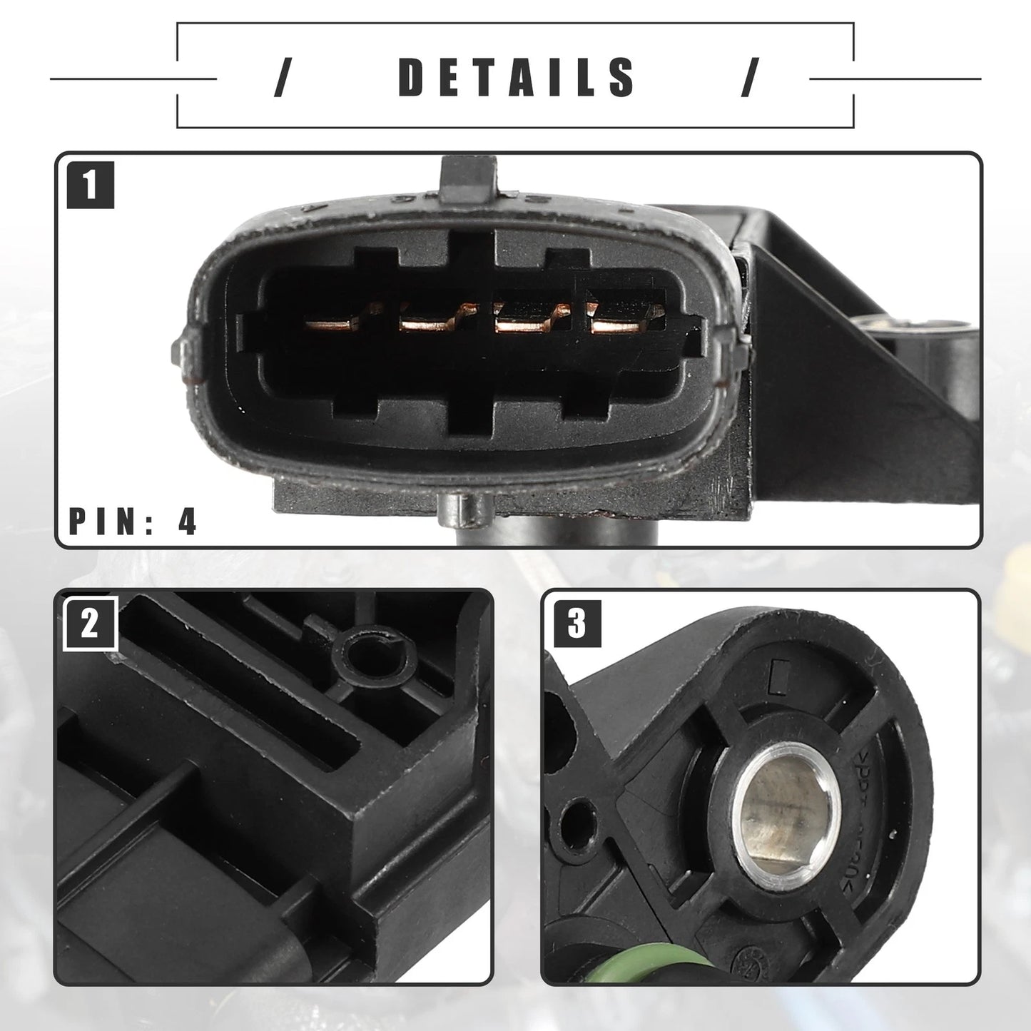 Engine Oil Pressure Sensor for Ford F-150 2012-2017 - Durable Plastic Component
