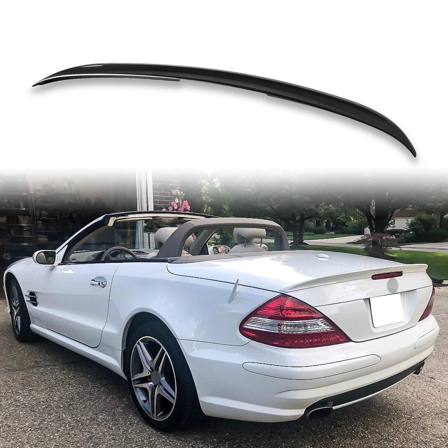 Rear Boot Spoiler for Mercedes Benz SL Class R230 (2002-2012)