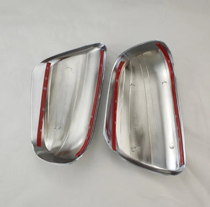 Rear View Side Mirror Cap Cover Trim for Toyota Sienna (2021-2023) 2 x ABS Chrome