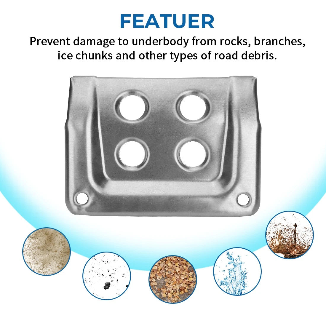 Front Skid Plate Bumper for Honda Foreman (1999–2004)