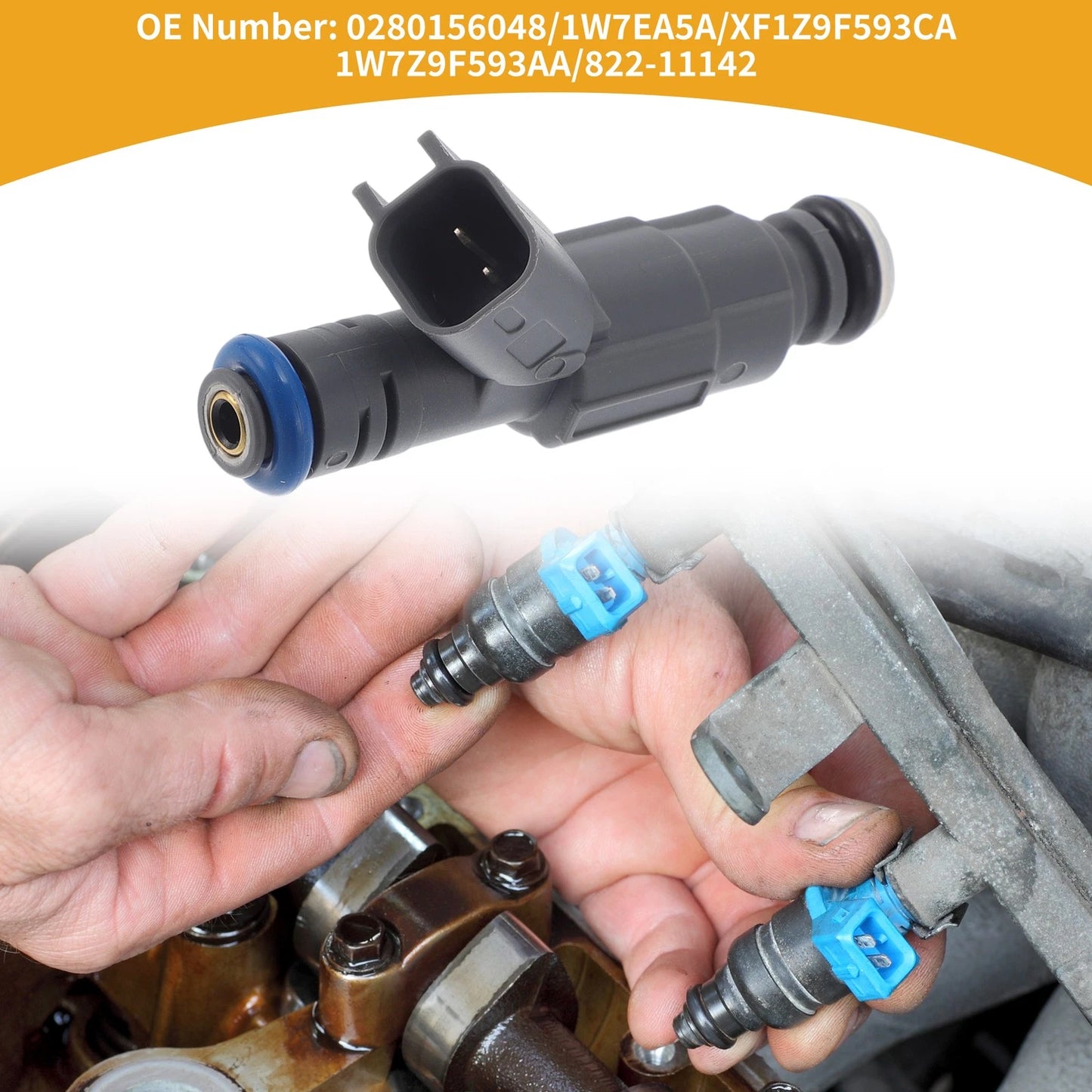 Fuel Injector 1 x No.0280156048 for Ford Crown Victoria (2003-2011)