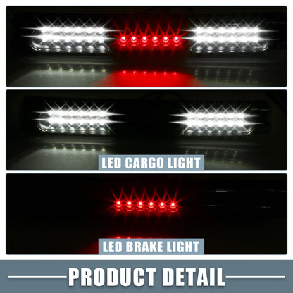 High Mount Stop Light for Ford F150 Black Housing Smoked Lens (2004-2008)