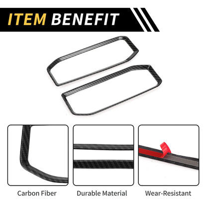 Carbon Fiber Seat Adjustment Button Panel for Toyota Tundra (2022-2024)