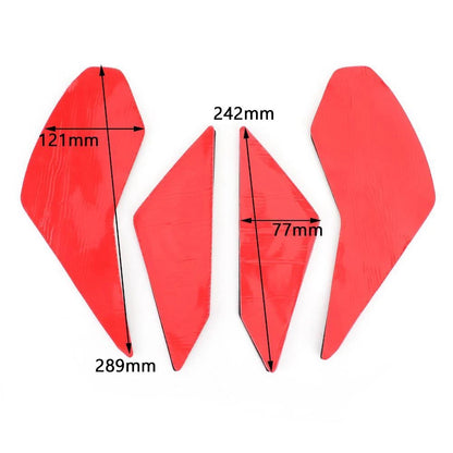 4 x Knee Pads Tank Side Protection for Honda CBR500R (2019-2021) Black