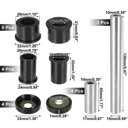 Control Arm Bushings for Honda 500 Foreman Rubicon TRX500 (2001-2023)