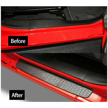 4 x Door Entry Sills for Jeep Wrangler JL 2018-2021 & Gladiator JT 2020-2021