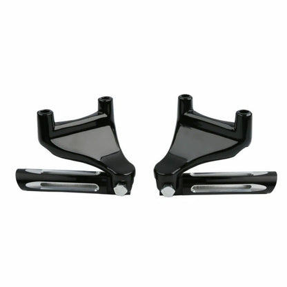 Rear Passenger Foot Pegs for Harley Sportster 883 1200 (2004-2013) Black