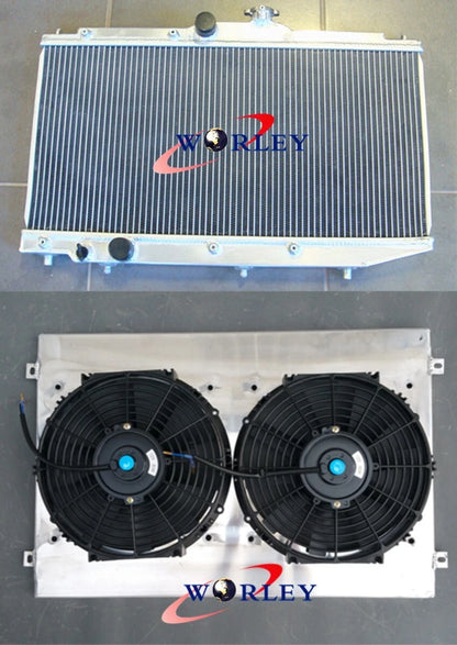 Aluminum Radiator, Shroud & Fans for Toyota Corolla AE90 AE92 AE94 (89-94)