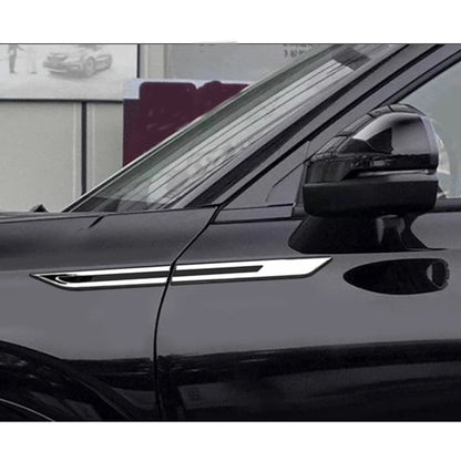 4 Pcs Car Front Door Side Panel Fender Sticker Covers for Universal Models