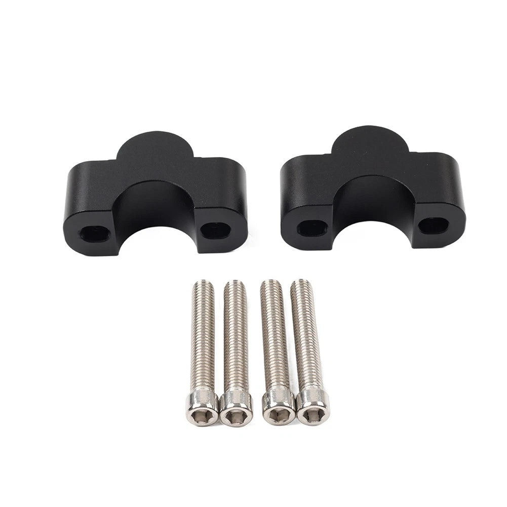 28mm Handlebar Risers Mount Clamp for Honda Suzuki Kawasaki Motorcycles