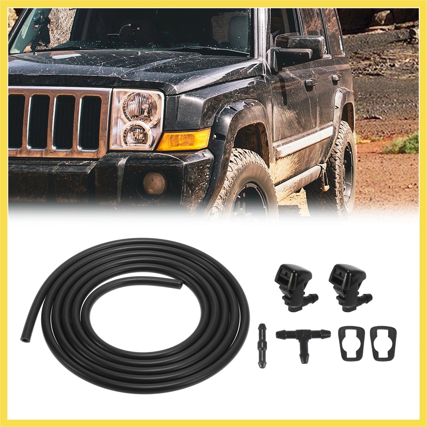 Windshield Washer Nozzles Kit for Jeep Commander (2006-2010)