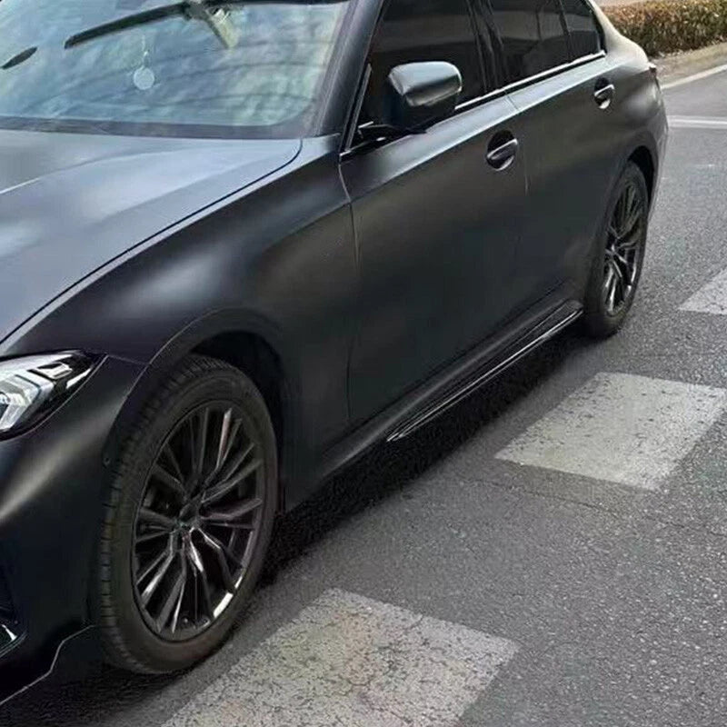 Gloss Black MP Style Side Skirt Splitter Lip for BMW G20 330i M340i (2019-2022)