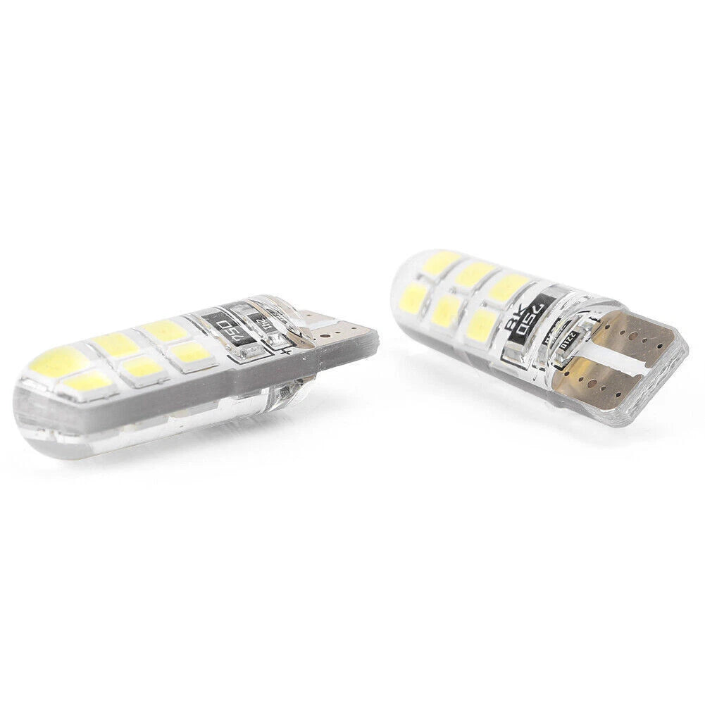 4 x T10 12SMD 12V LED Bulbs for Tail Light Backup for Various Makes & Models