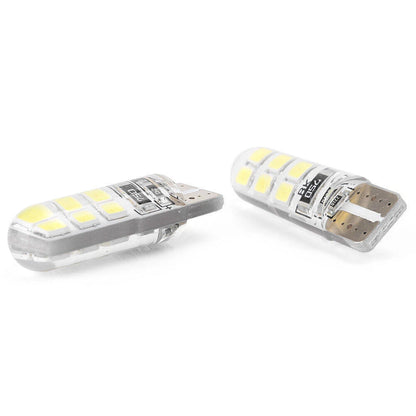4 x T10 12SMD 12V LED Bulbs for Tail Light Backup for Various Makes & Models