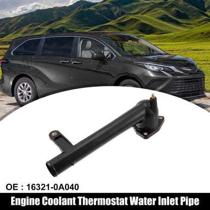 Engine Coolant Thermostat Water Inlet Pipe for Lexus Toyota