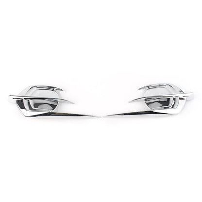 2 x Chrome Falcon Emblem Fairing Covers for Honda Goldwing GL1800 (2012-2017)