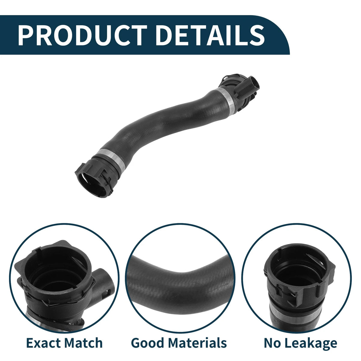 Radiator Hose for BMW 1 Series Rubber Coolant Hose (2005 - 2005)