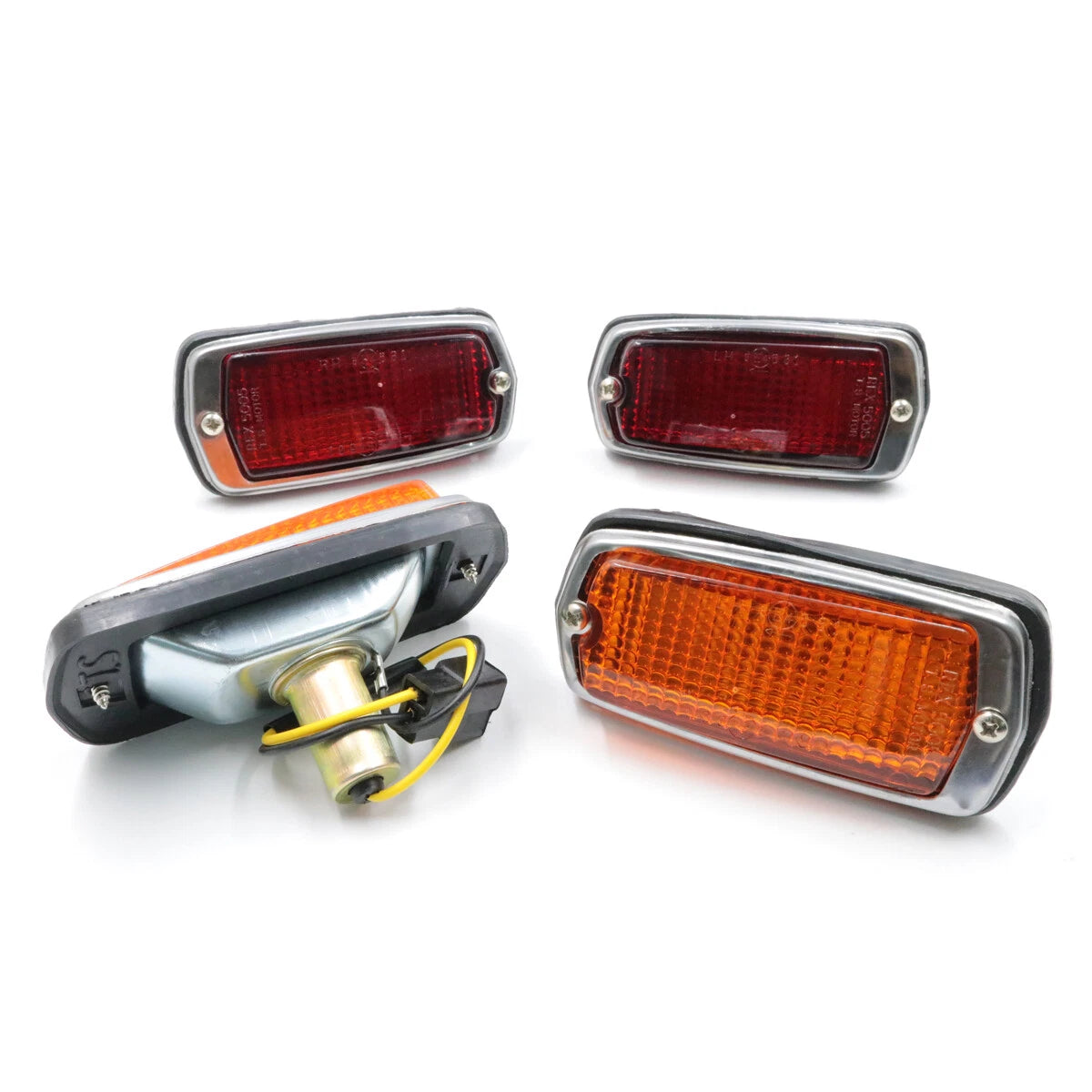 Red Amber Side Marker Lights for Datsun 510 Sunny 120Y B210 240Z 1968-1978