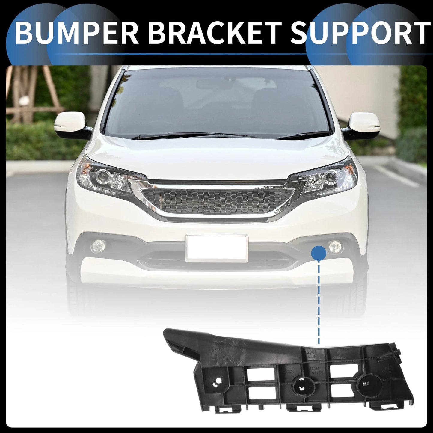Right Front Bumper Retainer Bracket for Toyota Prius (2010-2015)