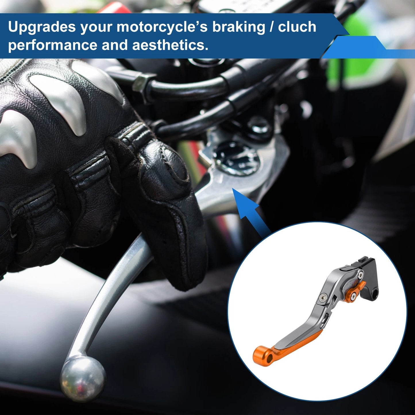 Adjustable Short Long Brake Clutch Lever for Yamaha YZF R1 (2009–2014)