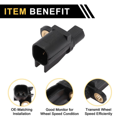 ABS Wheel Speed Sensor for Ford Focus (2012-2018) 1 x Left/Right Rear