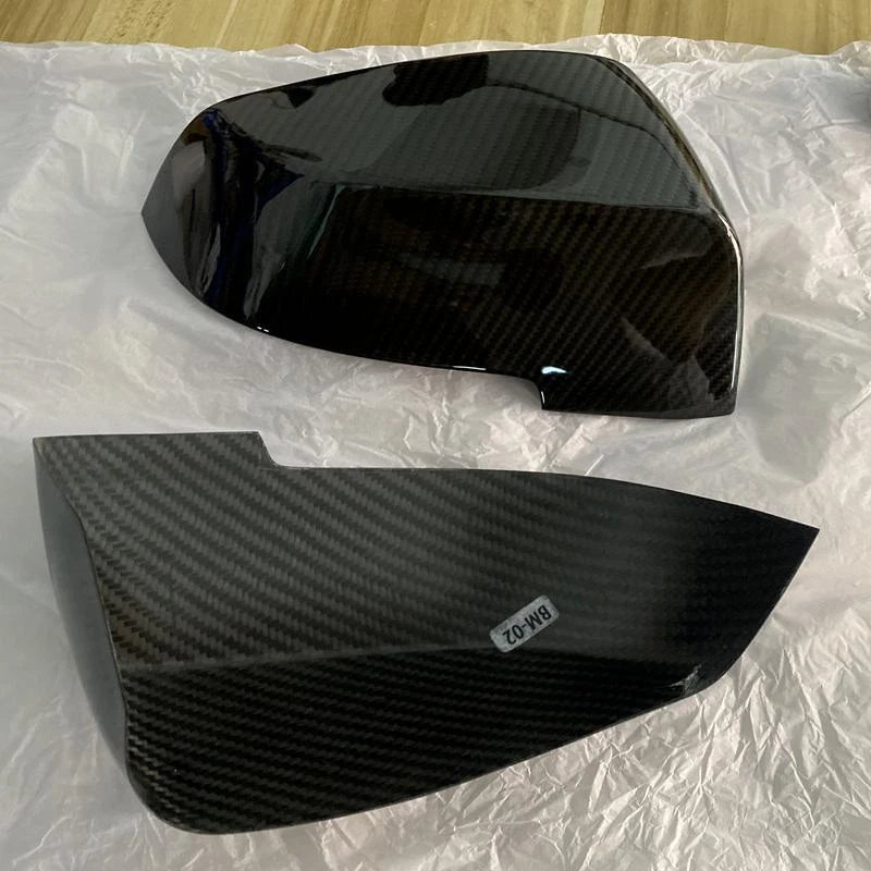 Dry Carbon Fiber Add-on Side Mirror Cover for BMW 5 Series F10 F07 LCI 14-17