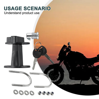 3L/5L Fuel Tank Mount Jerry Can Key Bracket Holder Lock Fastener for Vehicles