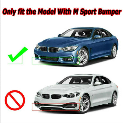 Carbon Look Front Splitter Lip for BMW 4 Series M Sport F32 F33 F36 (2013-2020)