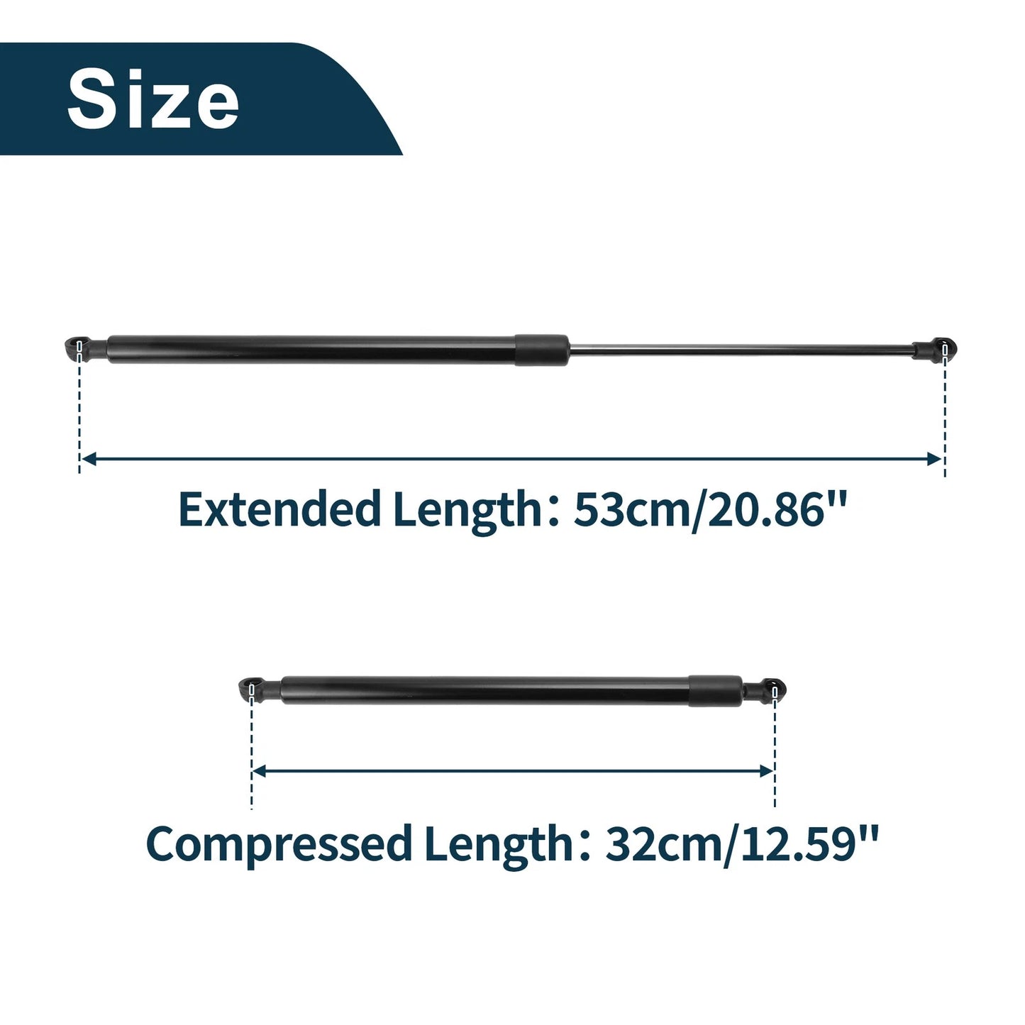 Rear Hatch Lift Supports for Toyota C-HR (2017-2023)