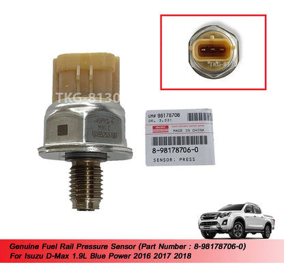 Fuel Rail Pressure Sensor for Isuzu D-Max 1.9L (2016-2018)