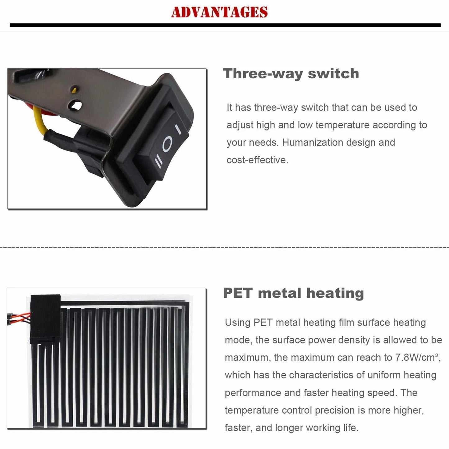 Heated Handlebar Grips for Motorcycle Universal (F2) (2020-2023)